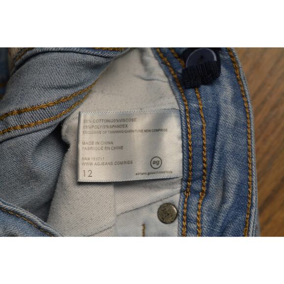 AG Adriano Goldschmied Kids Denim Jeans Size 12 - Picture 2 of 6